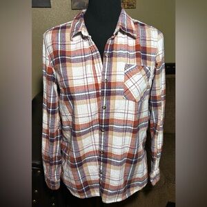 Natural Reflections Plaid Flannel Shirt
